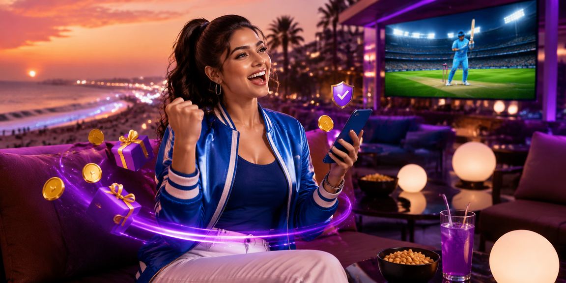 Mobile player enjoying Aviator near Chennai Marina Beach