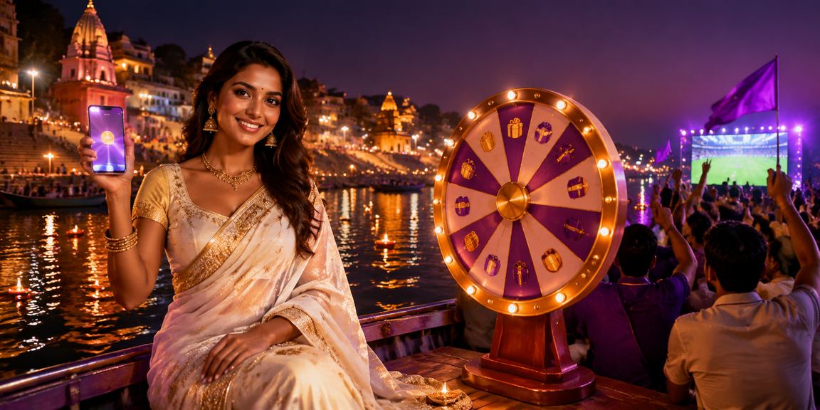 Varanasi Ghat casino roulette entertainment with saree